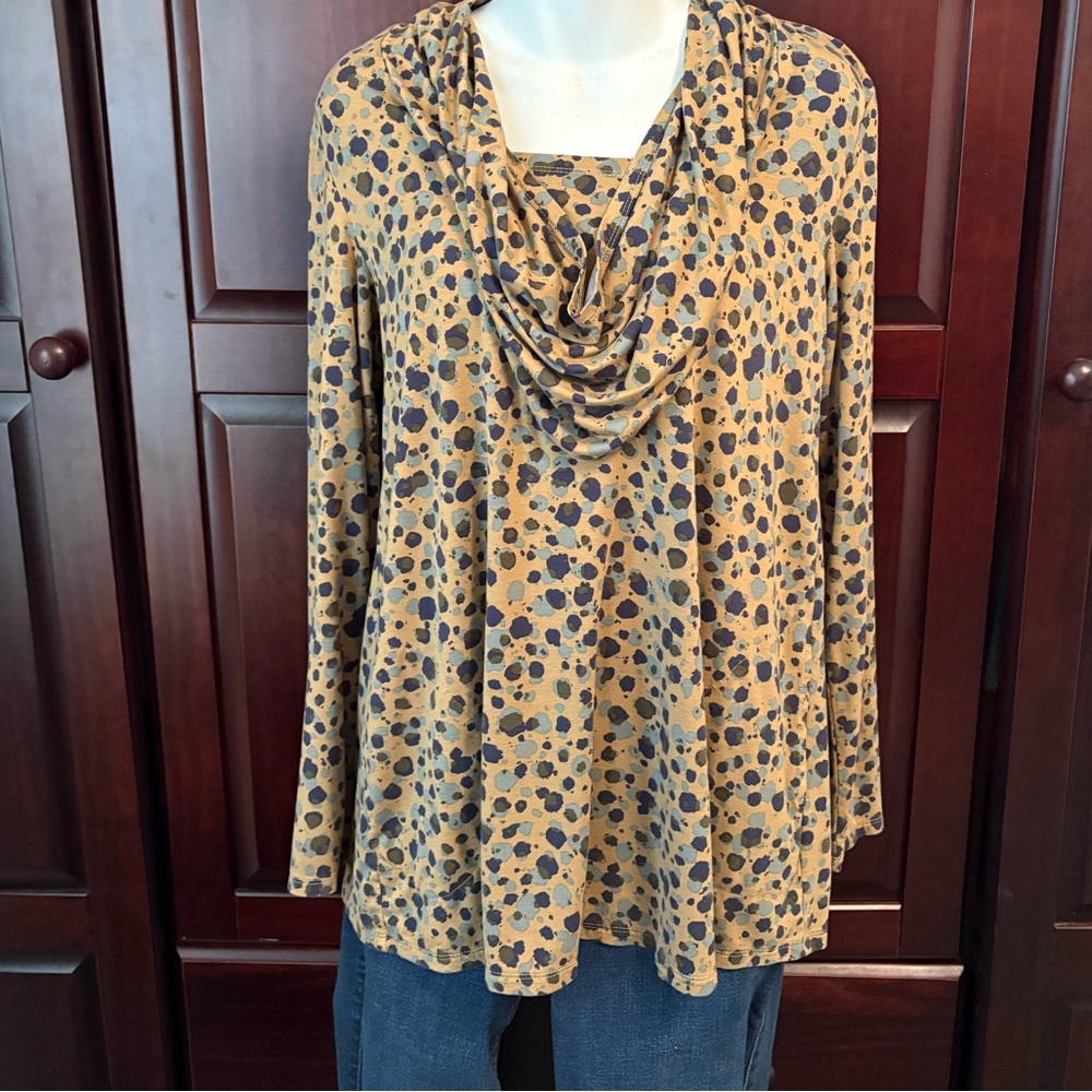 Lori Goldstein Cowl Neck Top